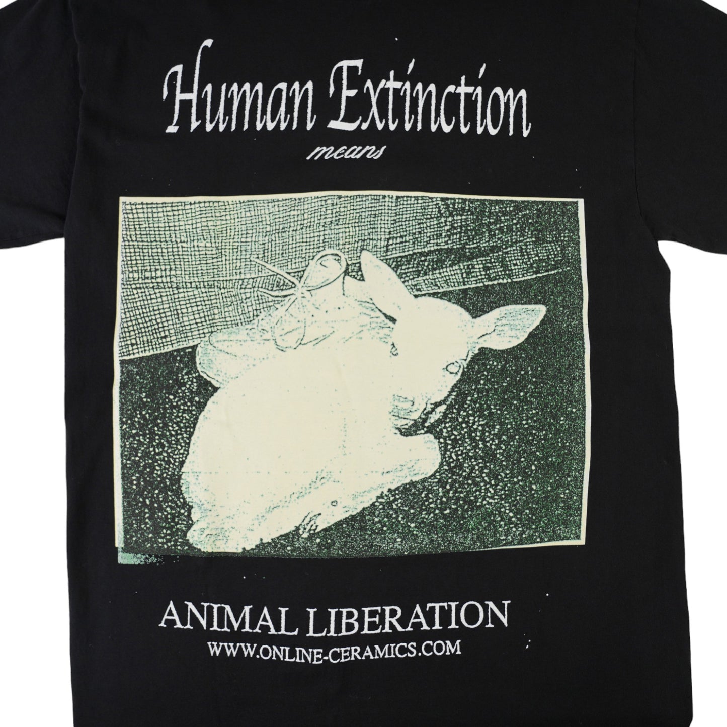 ANIMAL LIBERATION SHORT SLEEVE TEE / BLACK