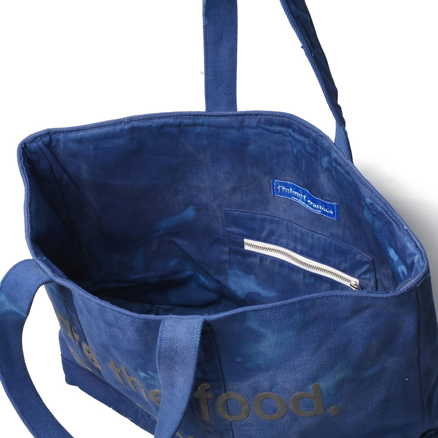 SHARE THE FOOD, SUNFLOWER TOTE / NAVY