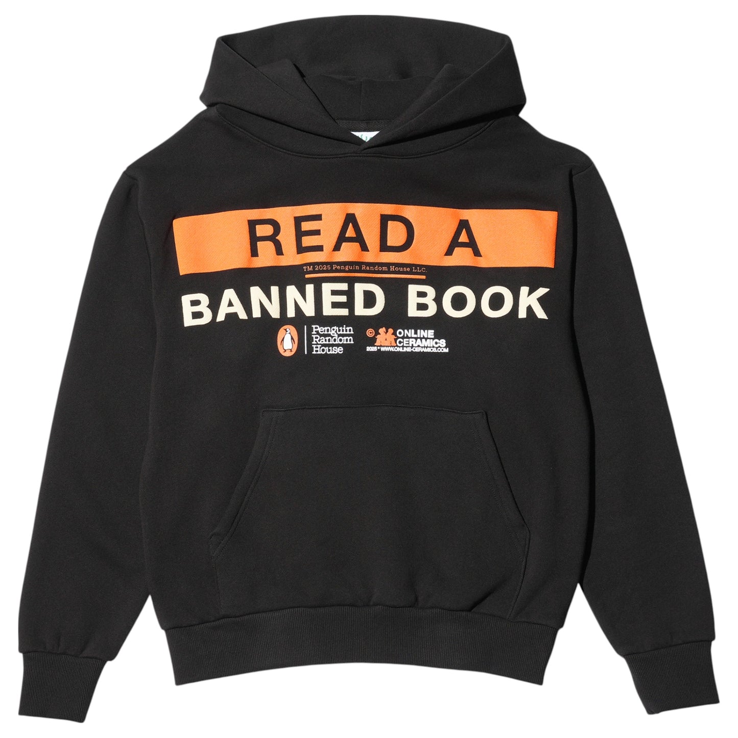 PENGUIN RANDOM HOUSE "READ A BANNED BOOK"HOODIE / BLACK