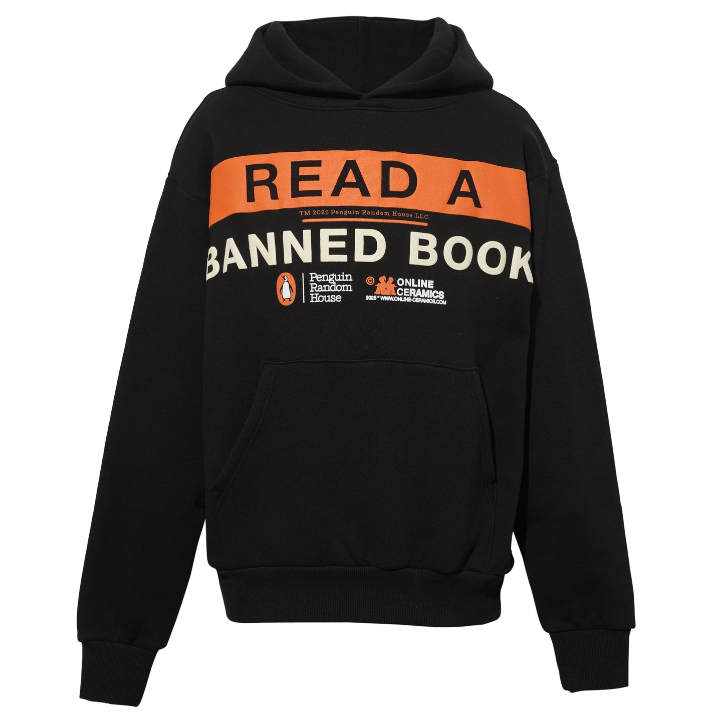 PENGUIN RANDOM HOUSE "READ A BANNED BOOK"HOODIE / BLACK
