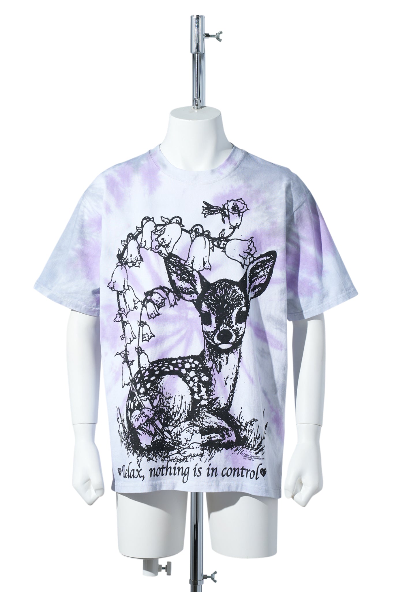 NOTHING IS IN CONTROL SS TEE / HAND DYED TIE-DYE