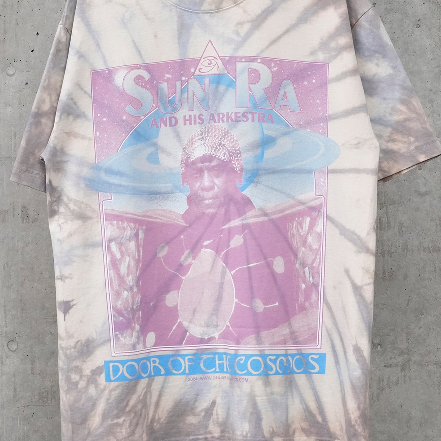 SUN RA DOOR OF THE COSMOS / HAND DYED TIE-DYE