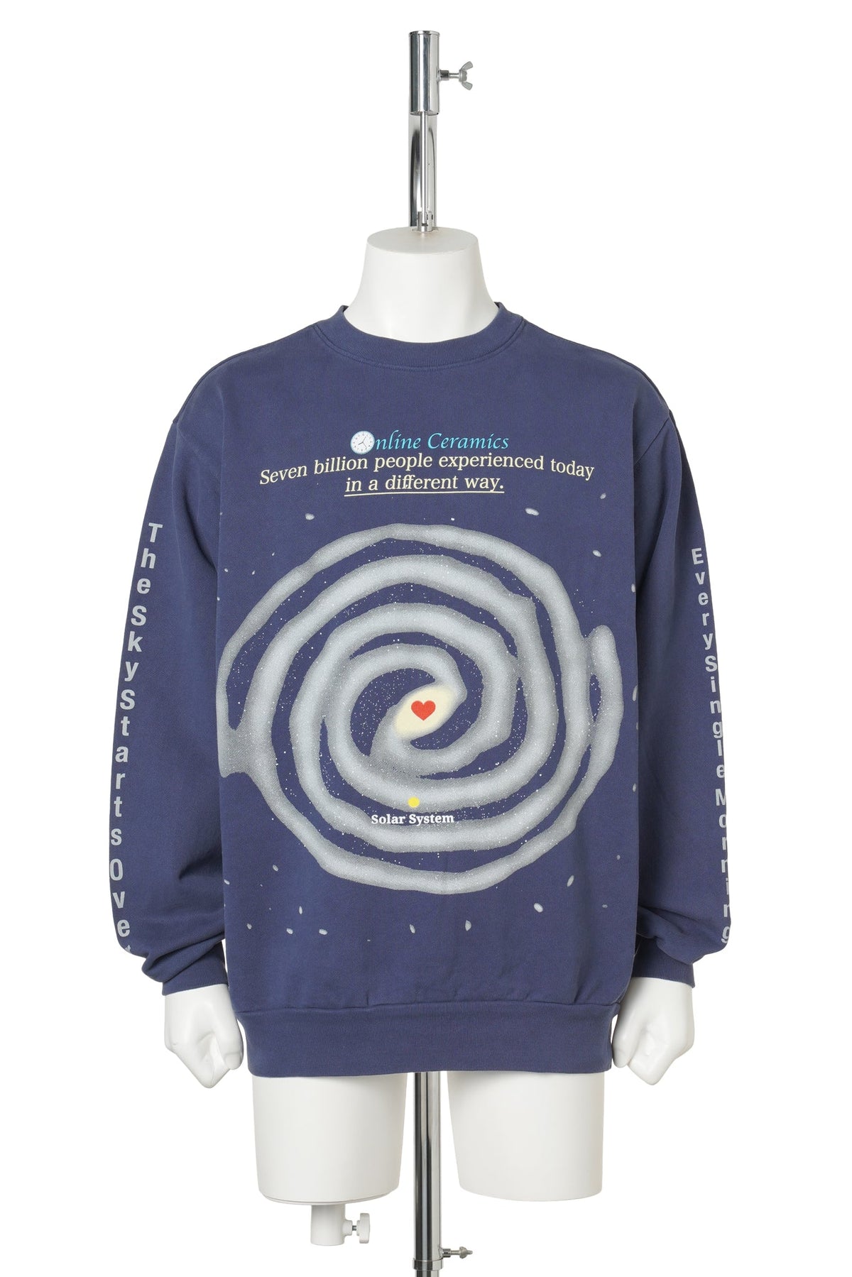EVERY SINGLE DAY CREW 380GSM FLEECE / NAVY