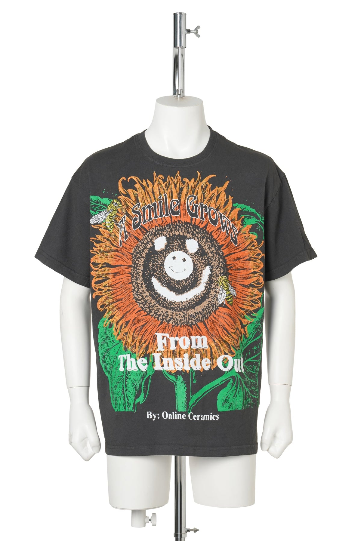FROM THE INSIDE OUT SS TEE / OFF-BLACK