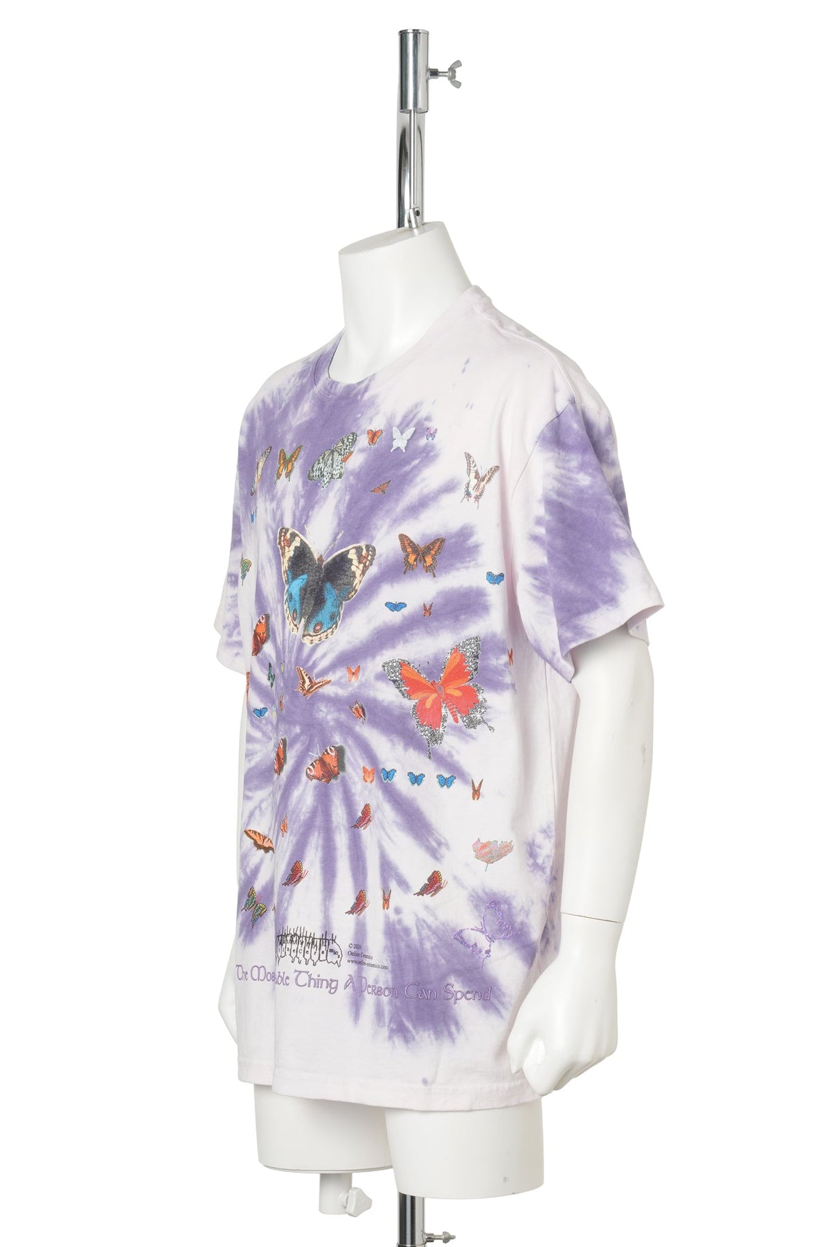 TIME IS THE MOST VALUABLE THING A PERSON CAN SPEND SS TEE / HAND DYED TIE DYE