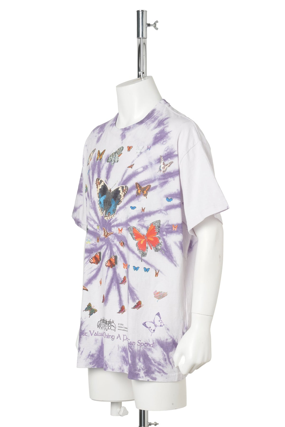 TIME IS THE MOST VALUABLE THING A PERSON CAN SPEND SS TEE / HAND DYED TIE DYE