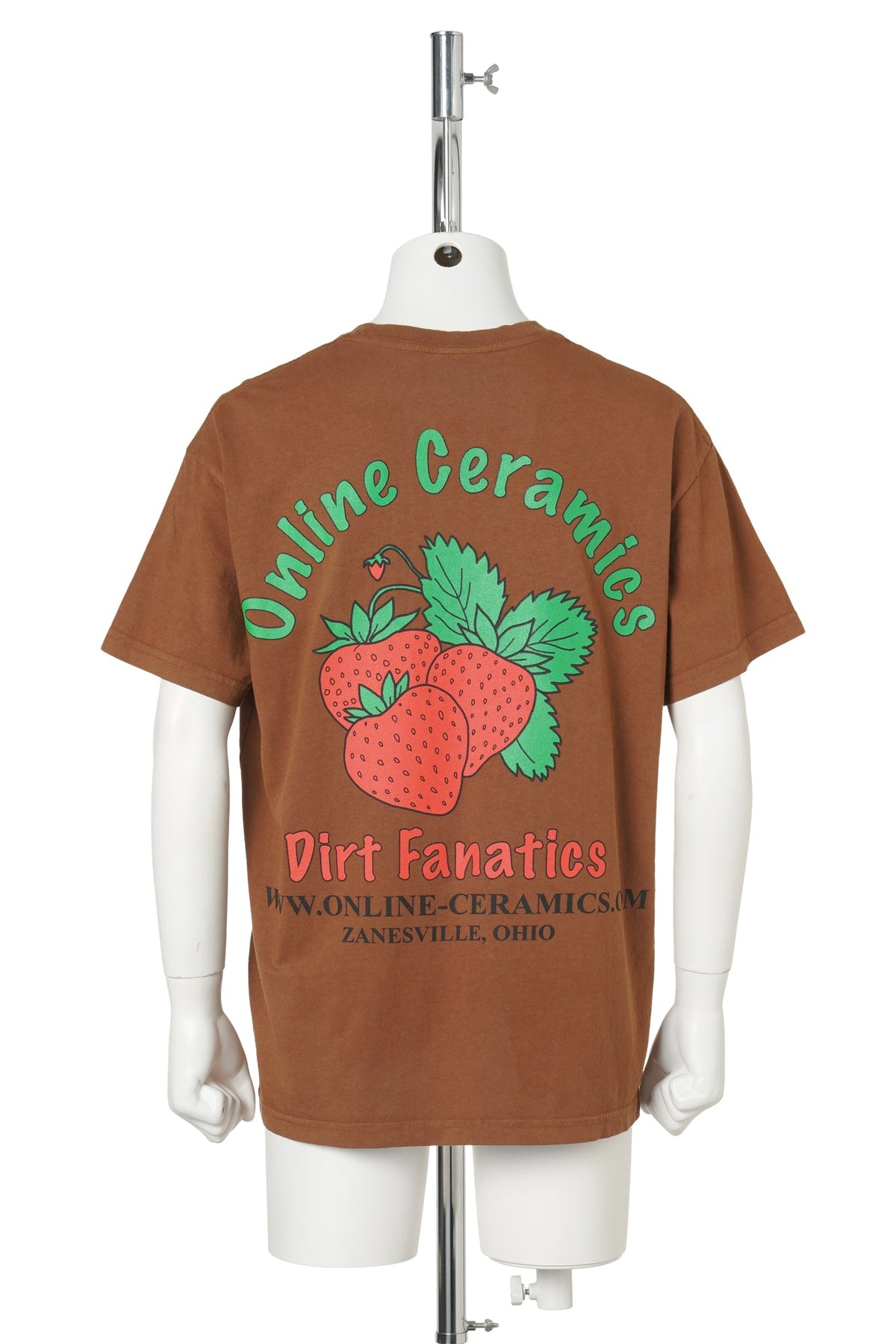 EAT VEGETABLES SS TEE / RUST