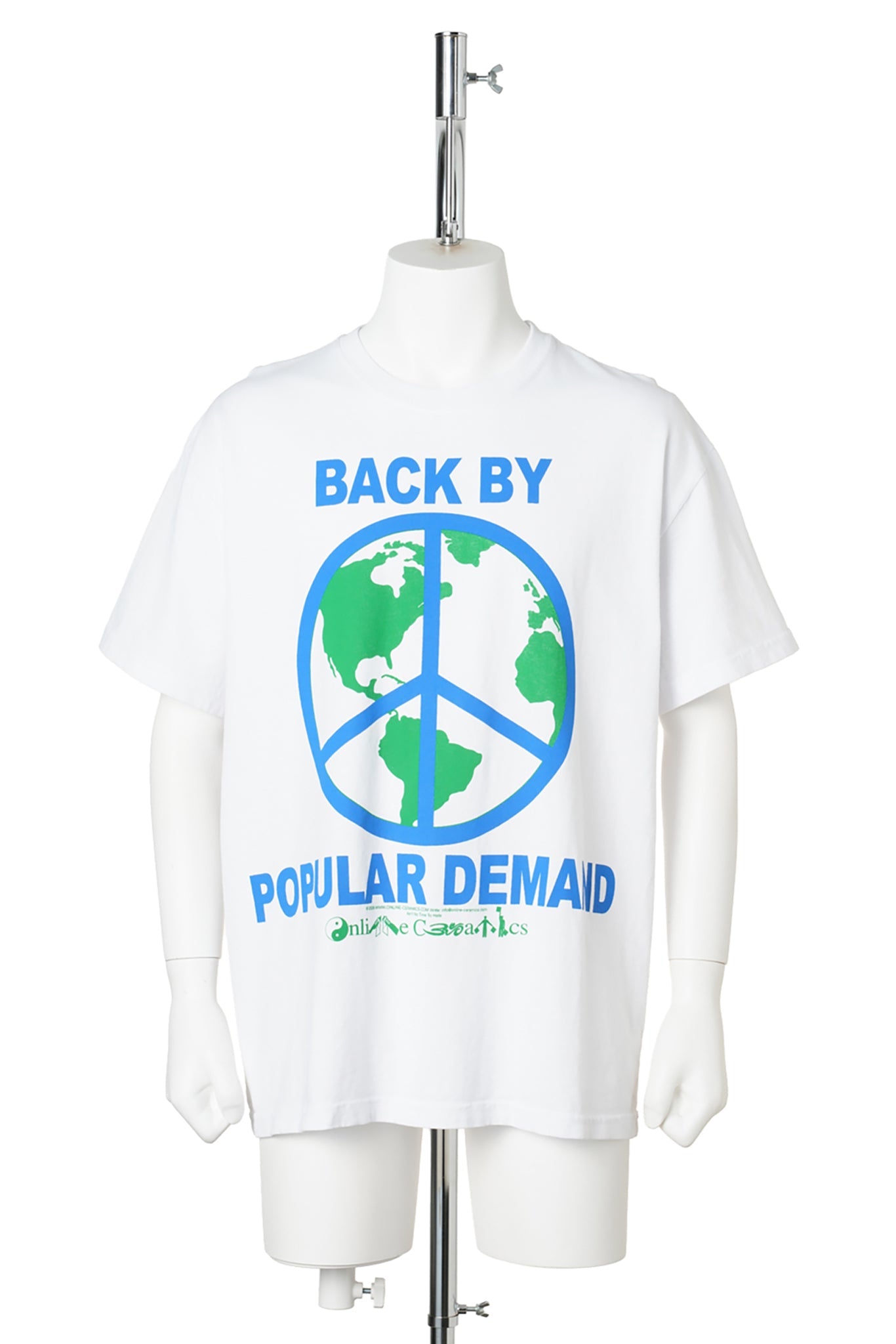 BACK BY POPULAR DEMAND SS TEE / WHITE