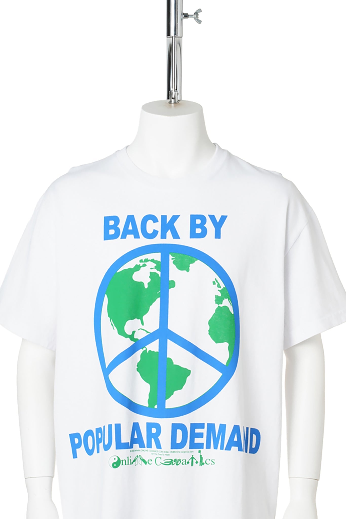 BACK BY POPULAR DEMAND SS TEE / WHITE