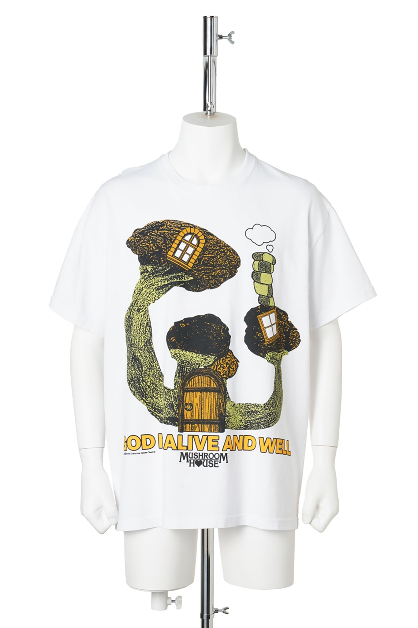 GOD IS ALIVE AND WELL SS TEE / WHITE