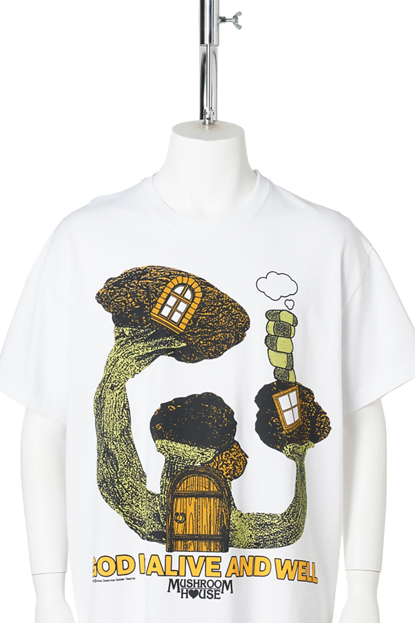 GOD IS ALIVE AND WELL SS TEE / WHITE