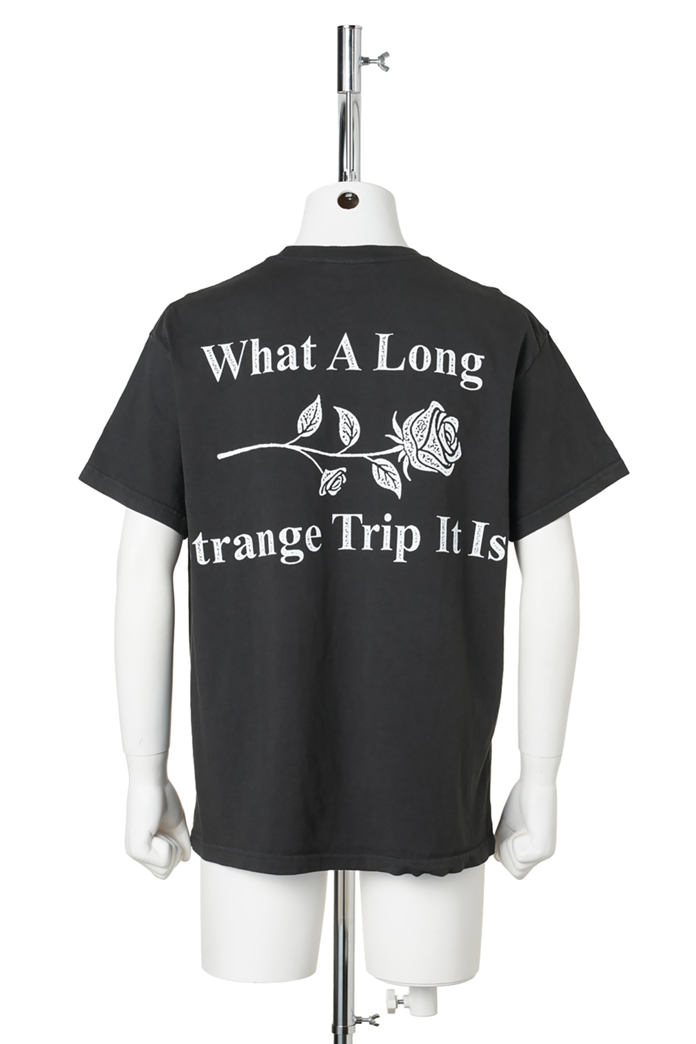 WHAT A LONG STRANGE TRIP IT IS SS TEE / OFF-BLACK