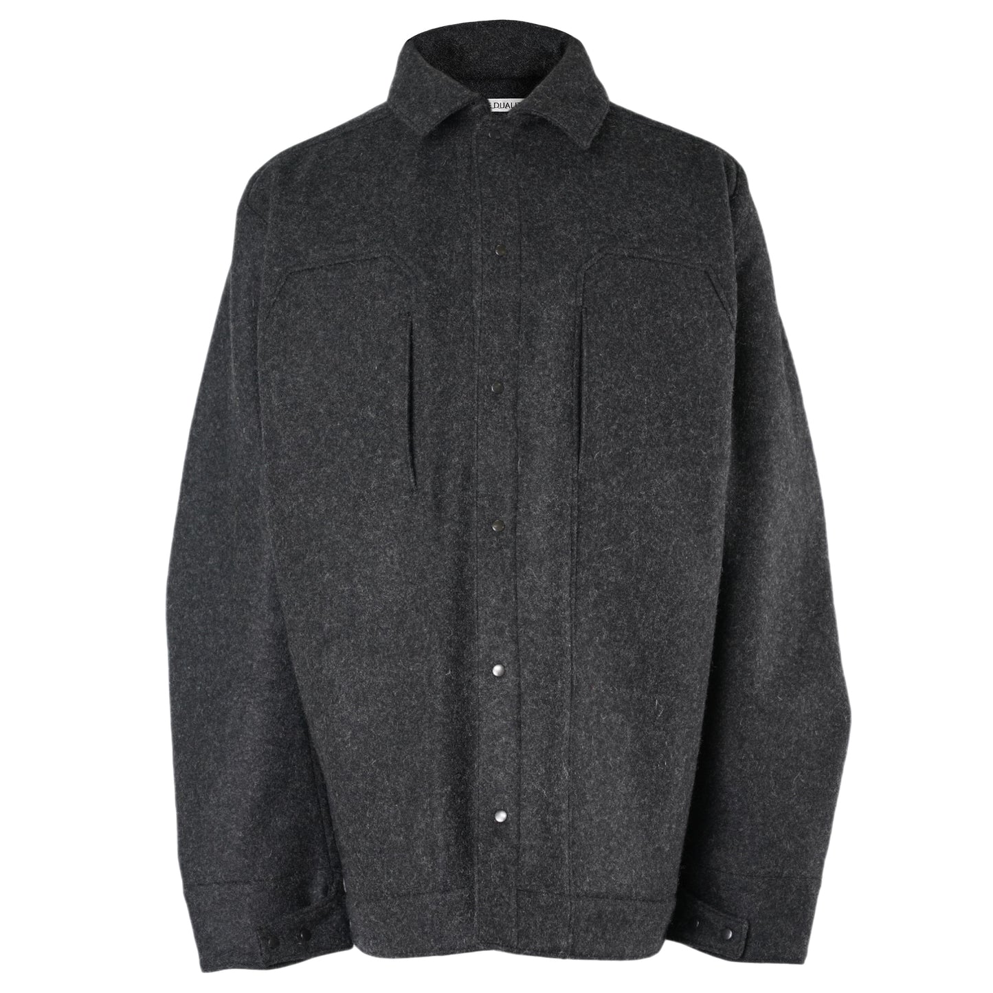 6 POCKET PANEL MELTON WORK JACKET / BLACK