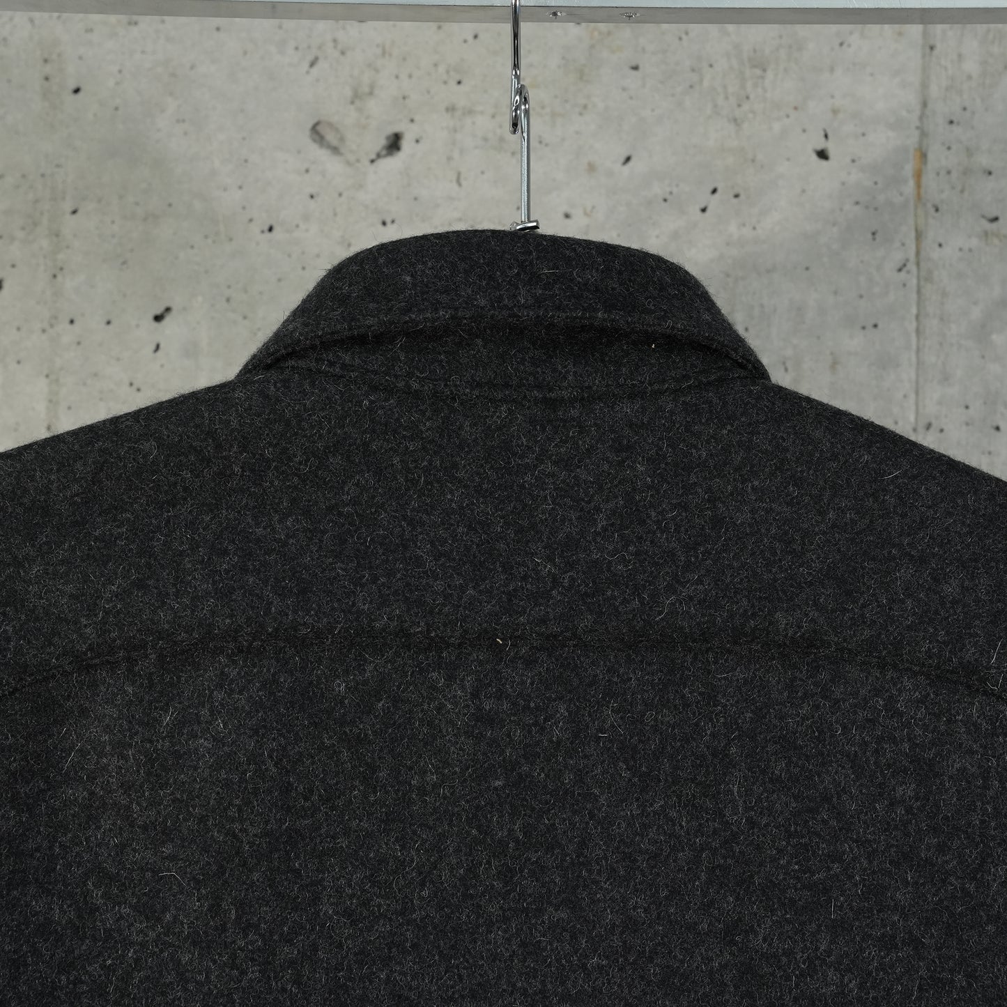 6 POCKET PANEL MELTON WORK JACKET / BLACK