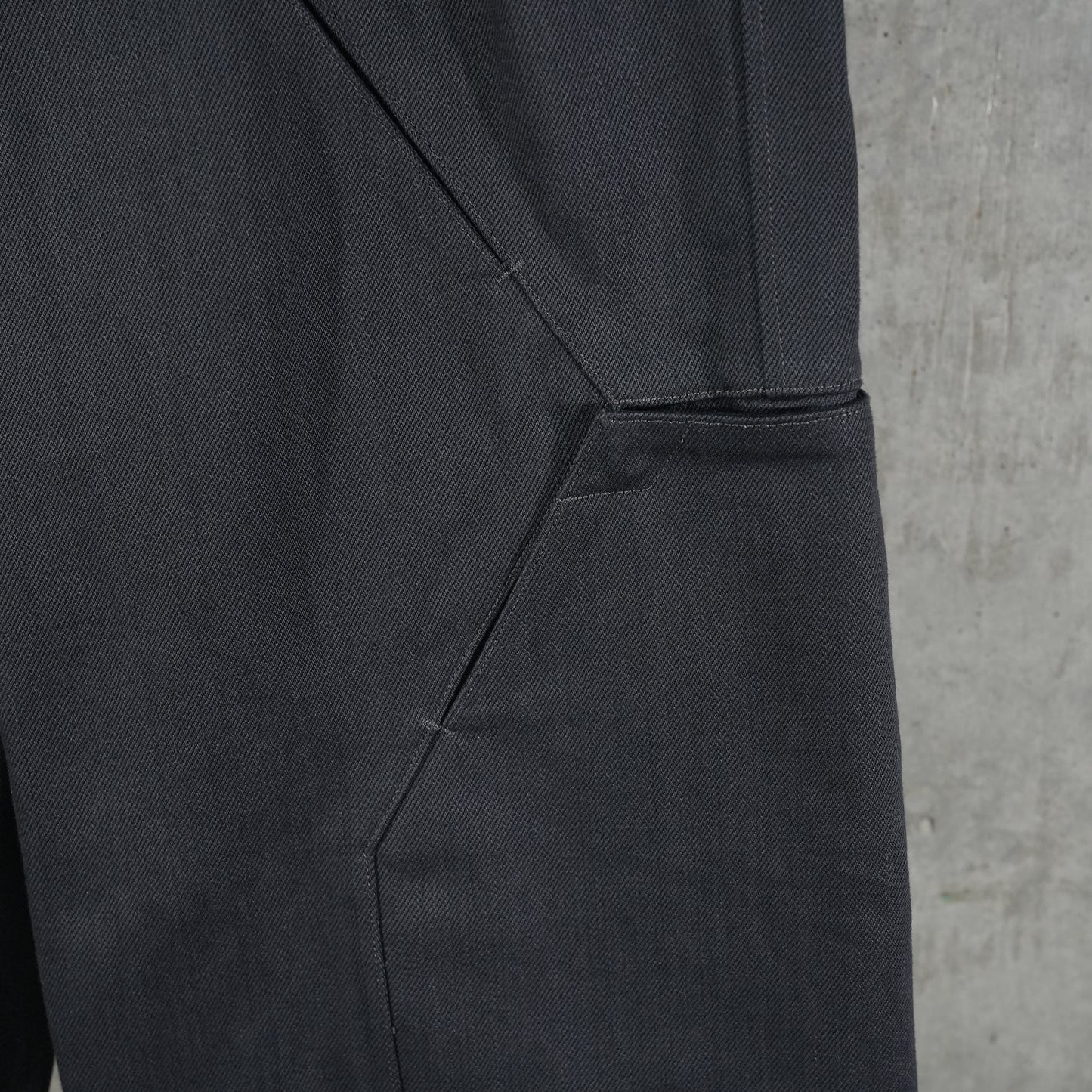 10 POCKET PANEL DENIM TRS / DARK GRAY