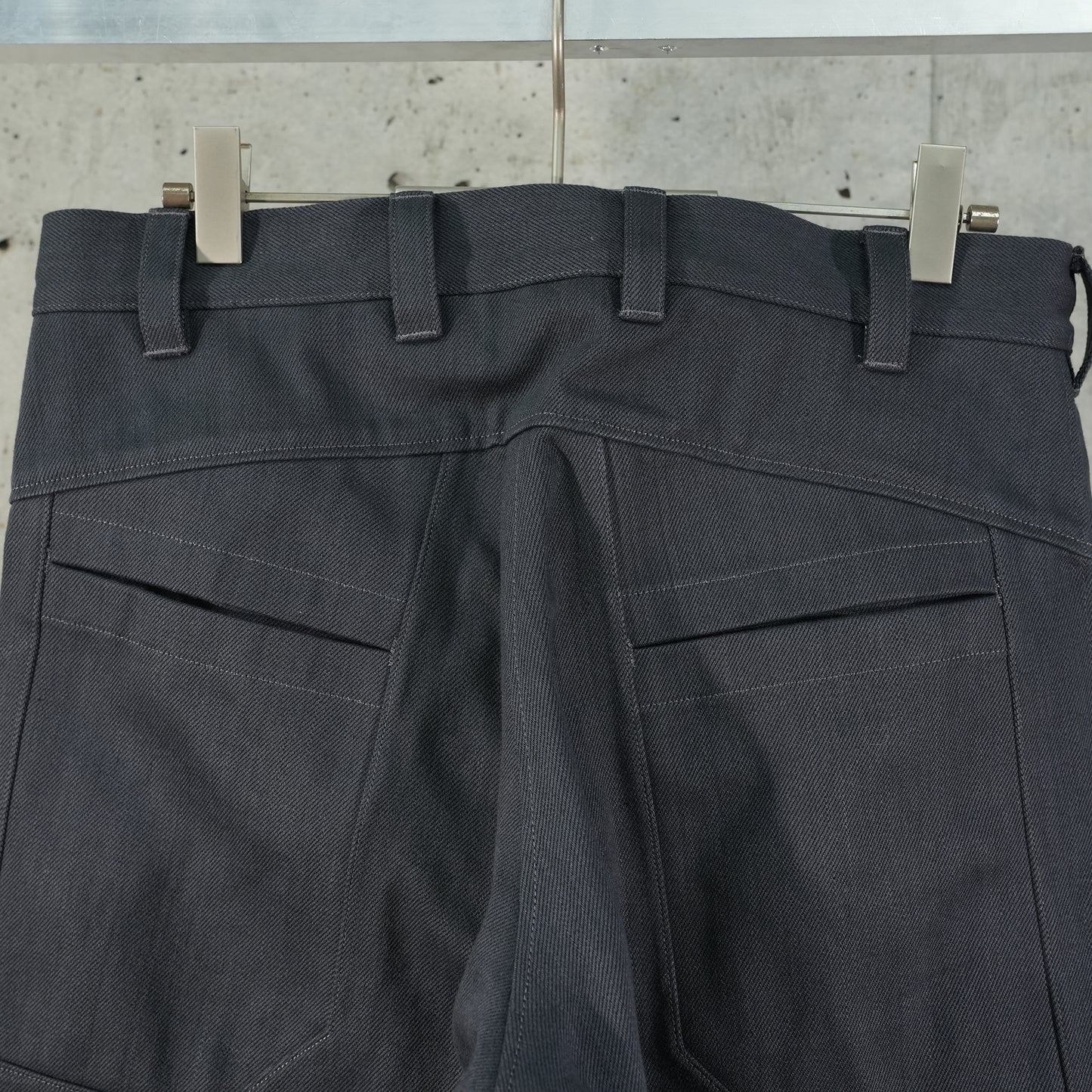 10 POCKET PANEL DENIM TRS / DARK GRAY