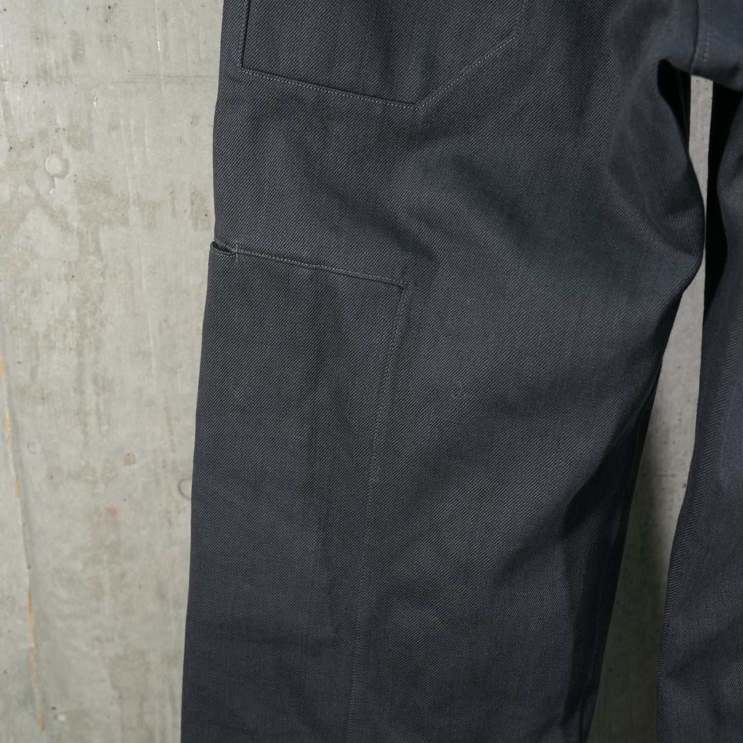 10 POCKET PANEL DENIM TRS / DARK GRAY