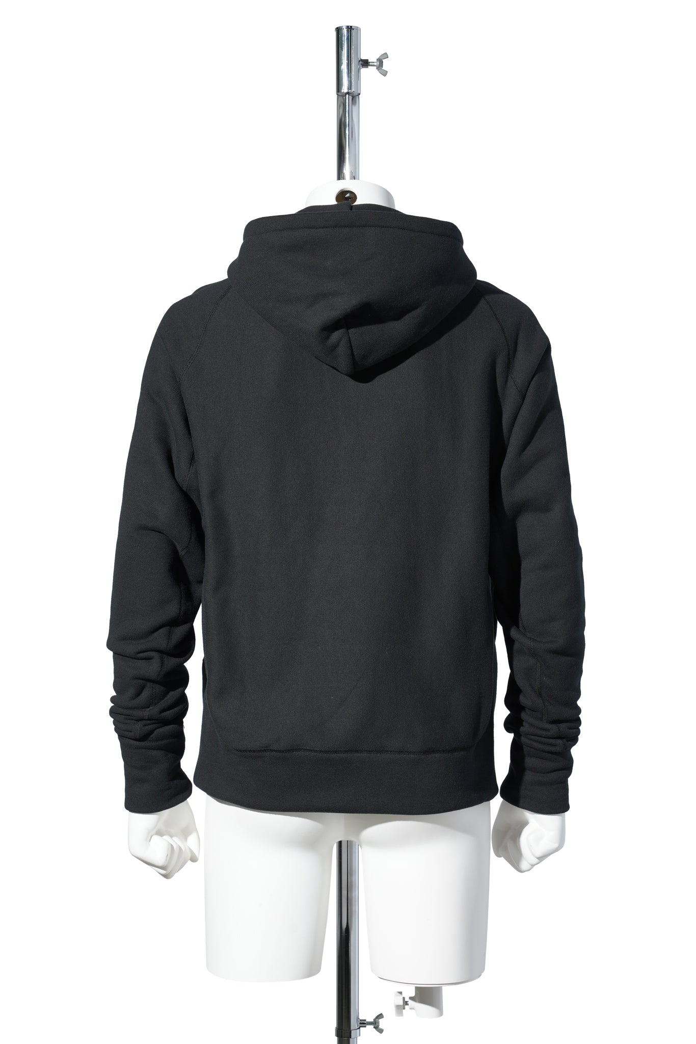ZIP UP HOODIE / BLACK