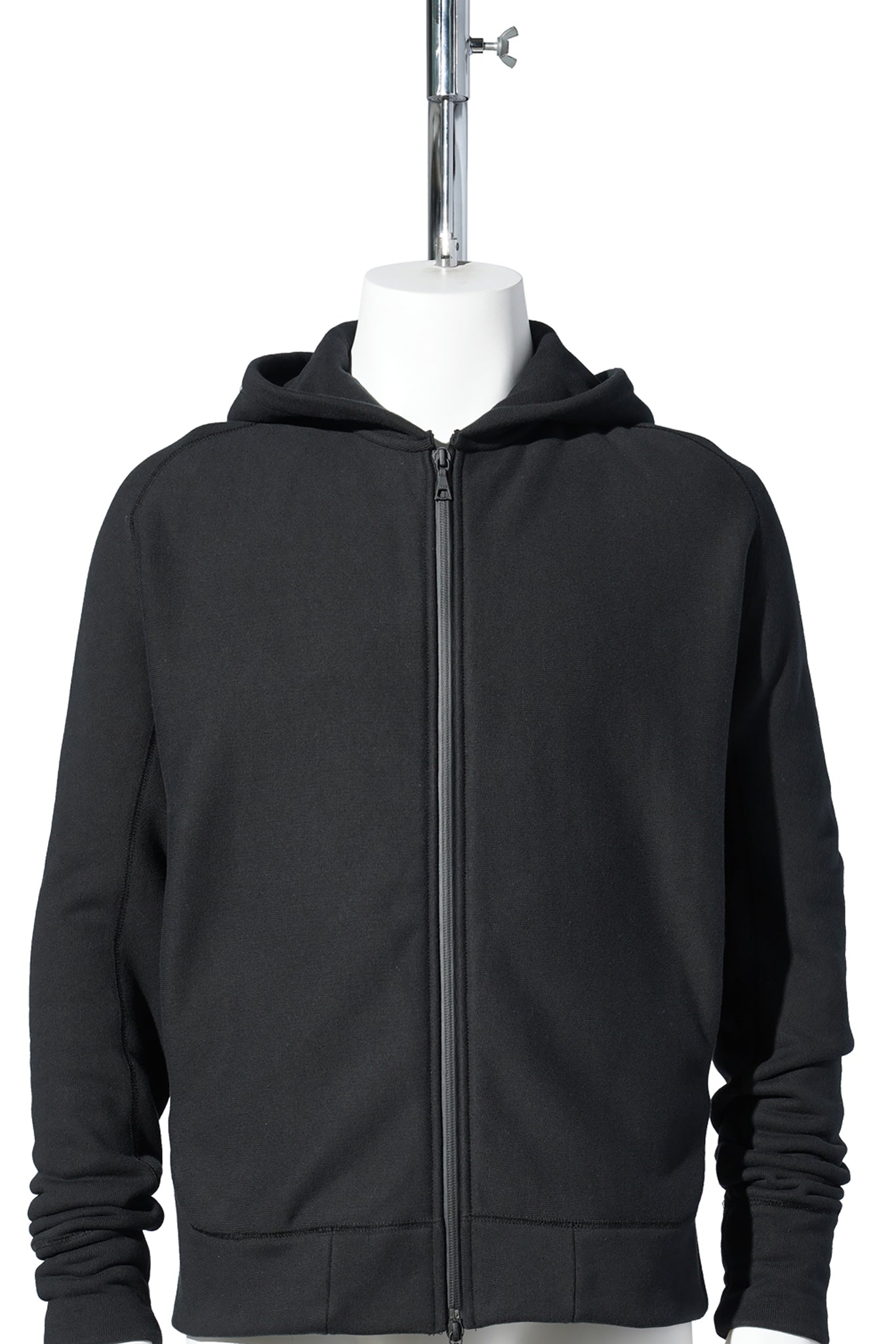 ZIP UP HOODIE / BLACK