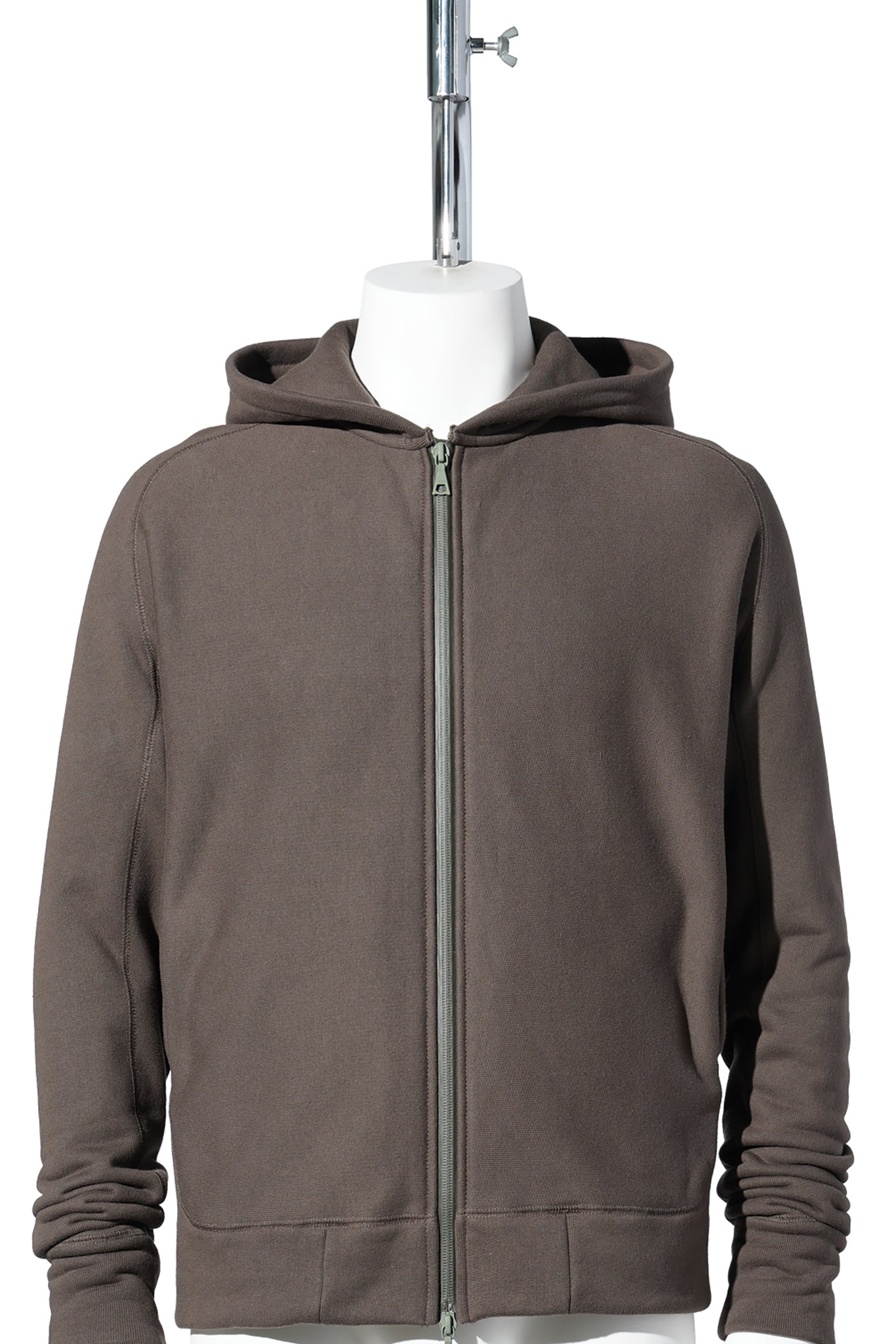 ZIP UP HOODIE / DARK GREEN