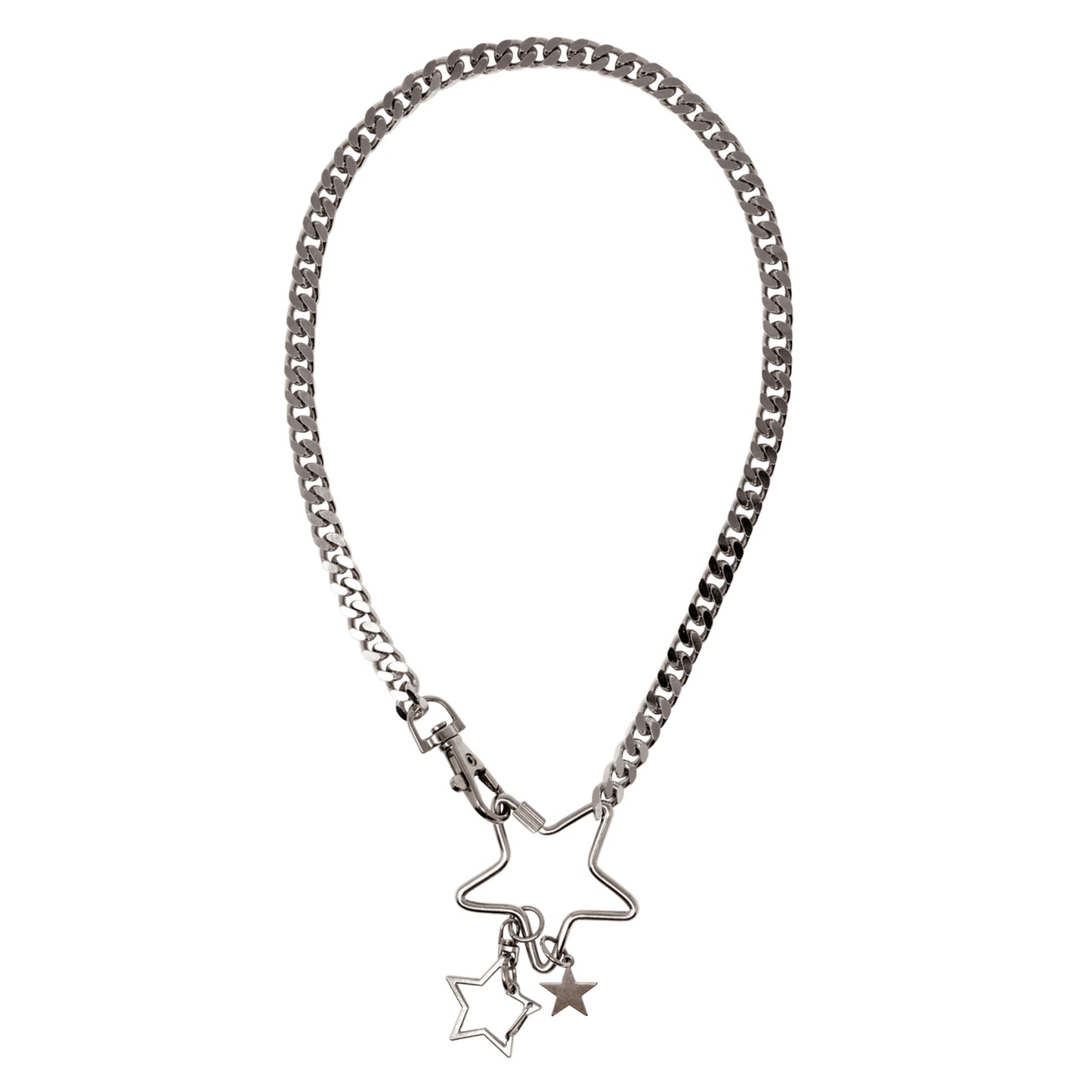 STAR UTILITY NECKLACE / SILVER