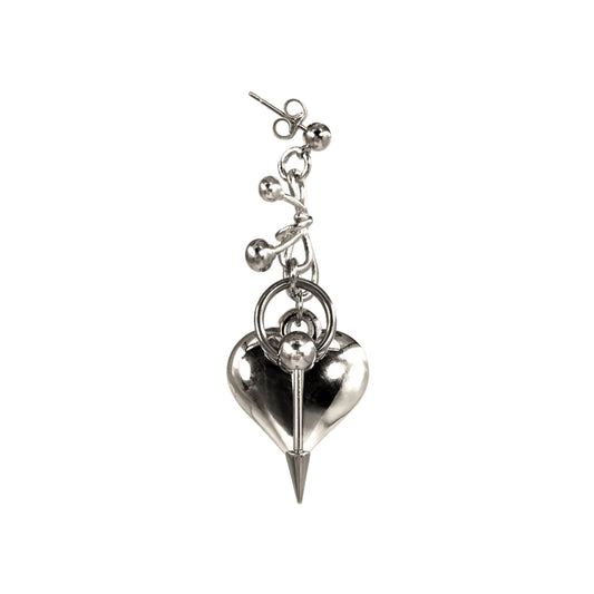 KISS OF FATE EARRING / SILVER