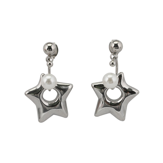 SHOOTING STAR EARRINGS / SILVER
