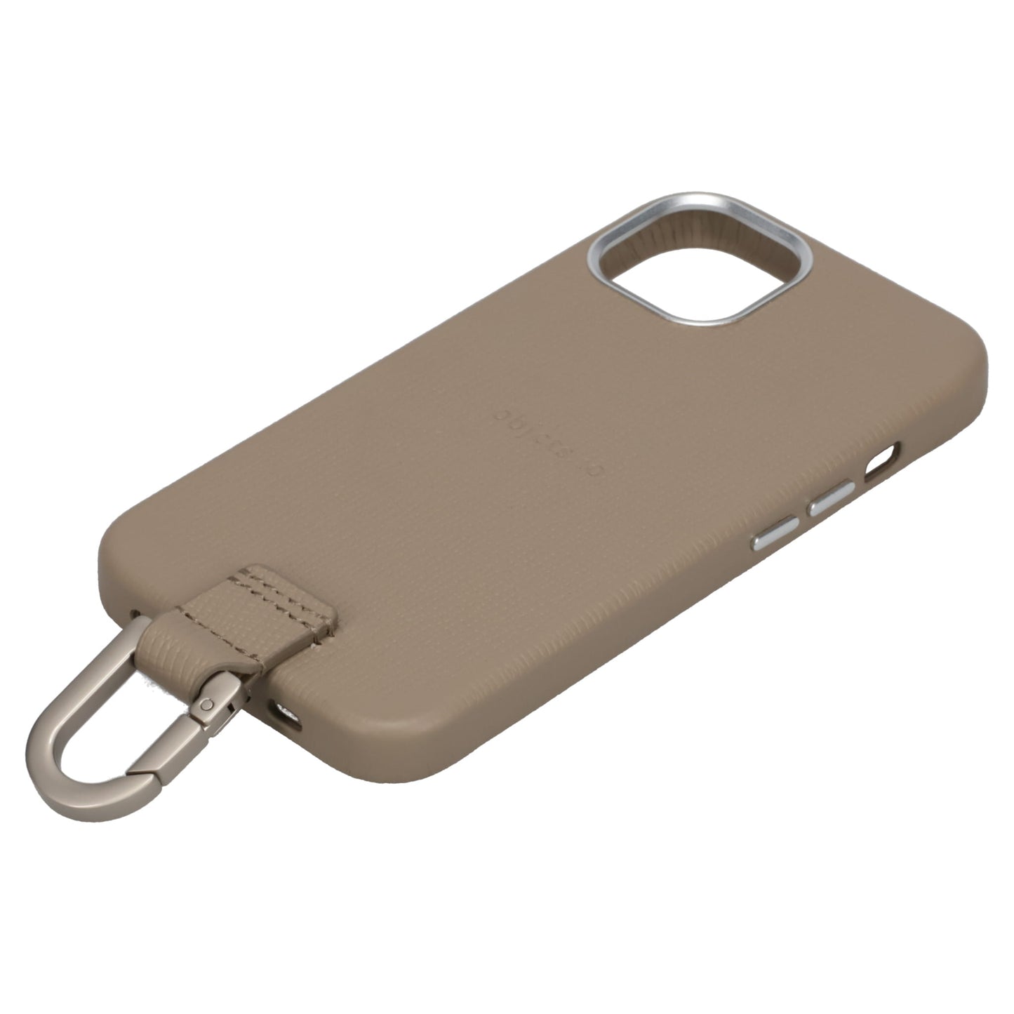 iPhone CASE (カラビナ付)【16. 15. 14. 13】 / TAUPE