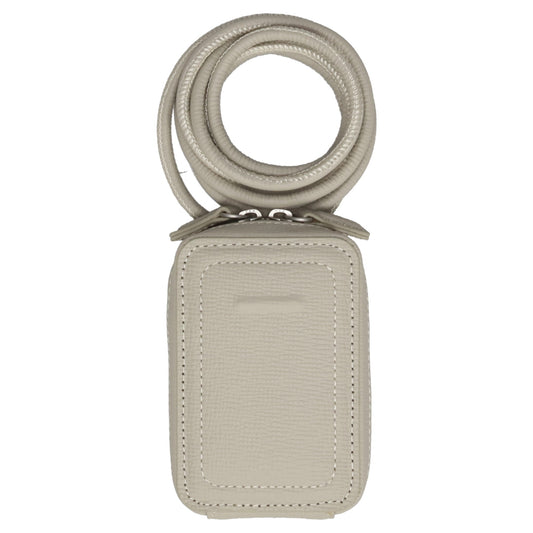 iPhone ACCESSORY-SHOULDER STRAP MICRO BAG / WHITE BEIGE