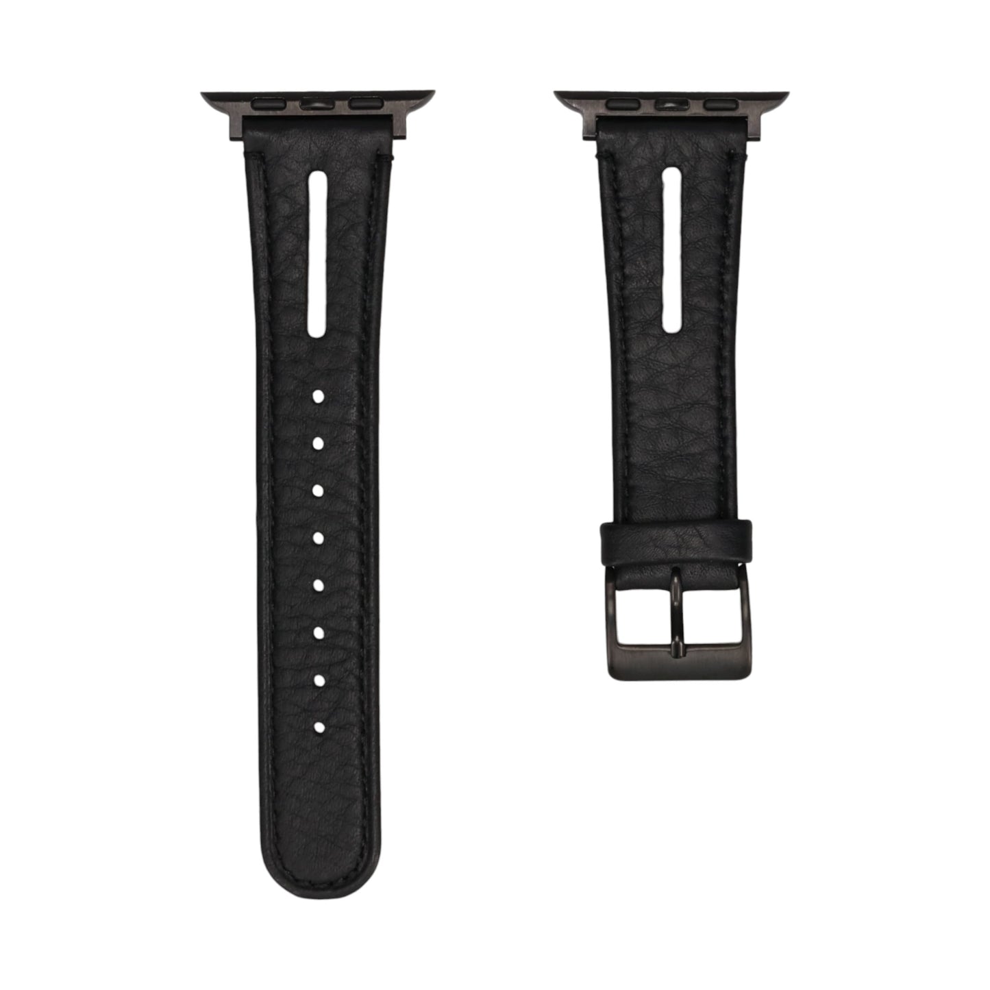 LEATHER HYBRID BAND for Apple Watch / BLACK