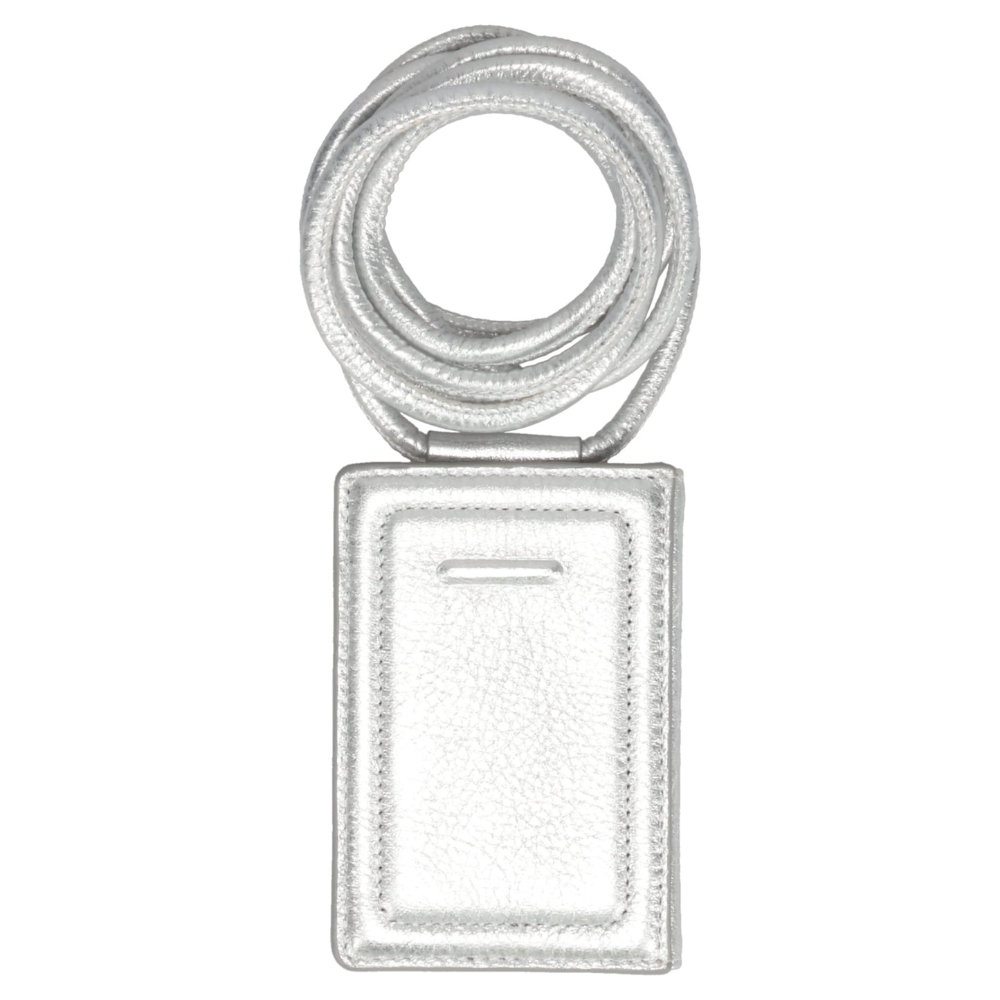 iPhone ACCESSORY-SHOULDER STRAP CARD CASE / SILVER