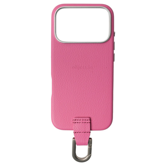 iPhone CASE (カラビナ付)【17. 16. 15】 / SHOCKING PINK