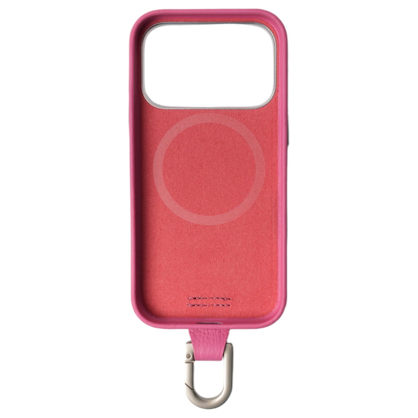 iPhone CASE (カラビナ付)【17. 16. 15】 / SHOCKING PINK