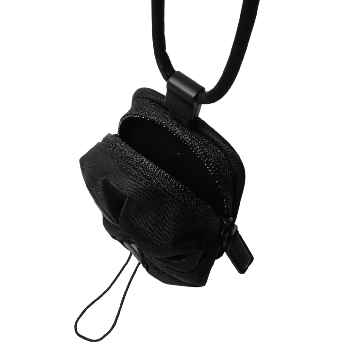 iPhone ACCESSORIES-NYLON PURSE WITH DETACHABLE STRAP / BLACK
