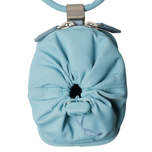 iPhone ACCESSORIES-NYLON PURSE WITH DETACHABLE STRAP / MOSS BLUE