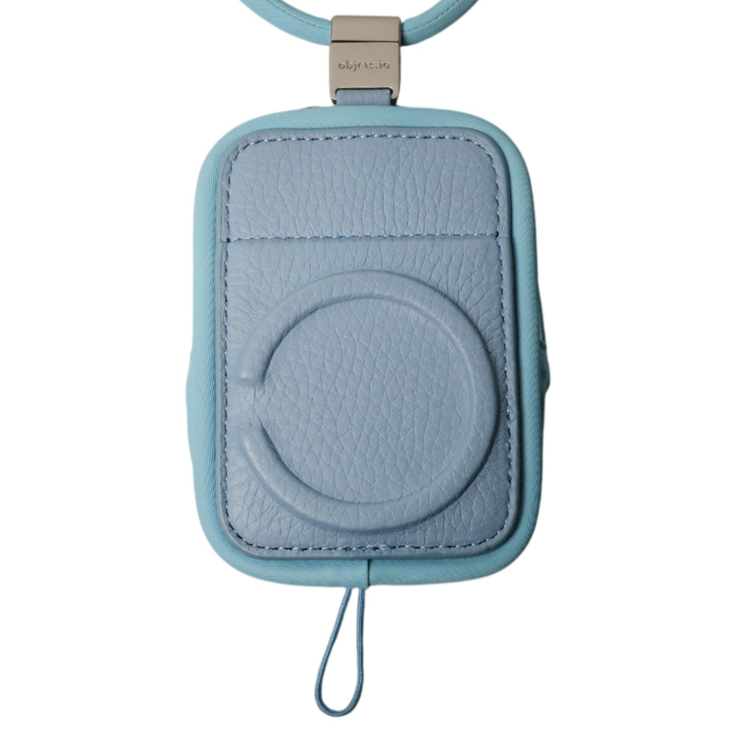 iPhone ACCESSORIES-NYLON PURSE WITH DETACHABLE STRAP / MOSS BLUE