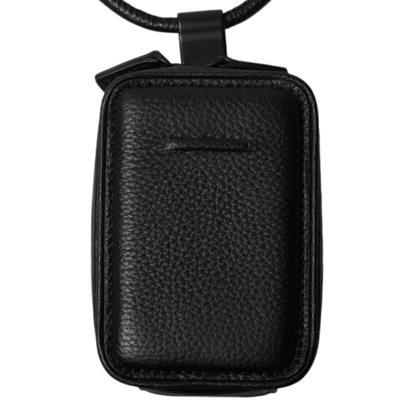iPhone ACCESSORIES-LEATHER MICRO BAG WITH DETACHABLE STRAP / BLACK