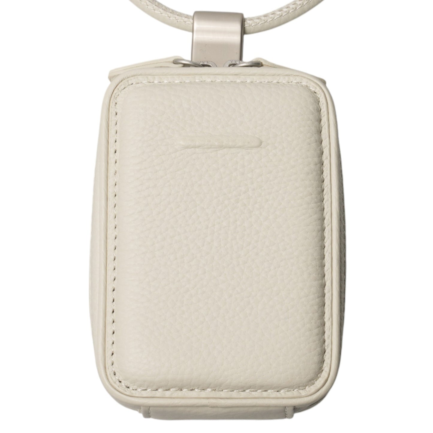 iPhone ACCESSORIES-LEATHER MICRO BAG WITH DETACHABLE STRAP / MARSHMALLOW