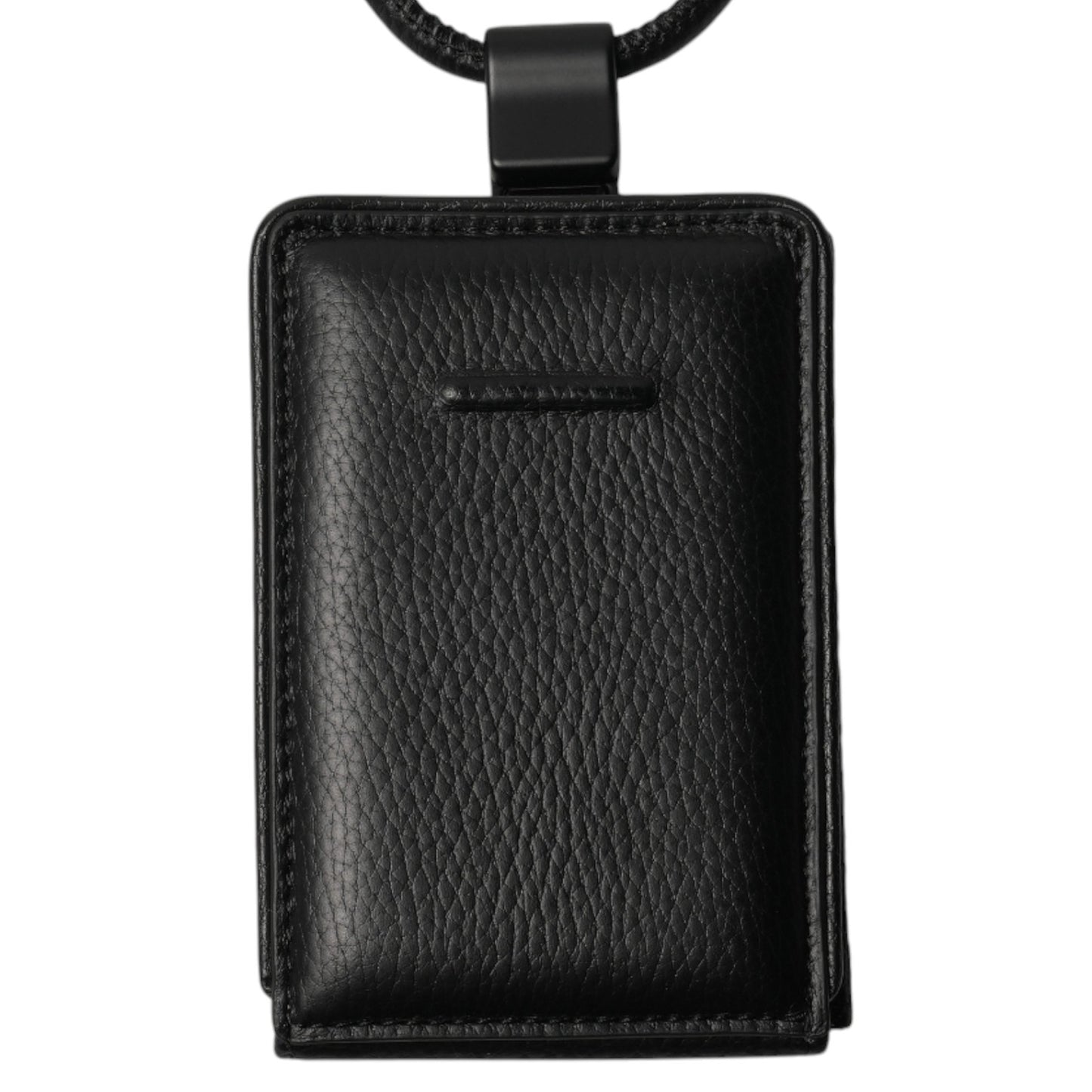 iPhone ACCESSORIES-LEATHER WALLET WITH DETACHABLE STRAP / BLACK