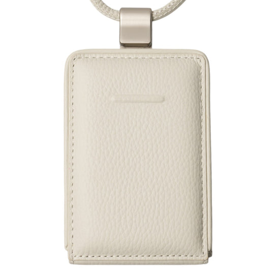iPhone ACCESSORIES-LEATHER WALLET WITH DETACHABLE STRAP / MARSHMALLOW