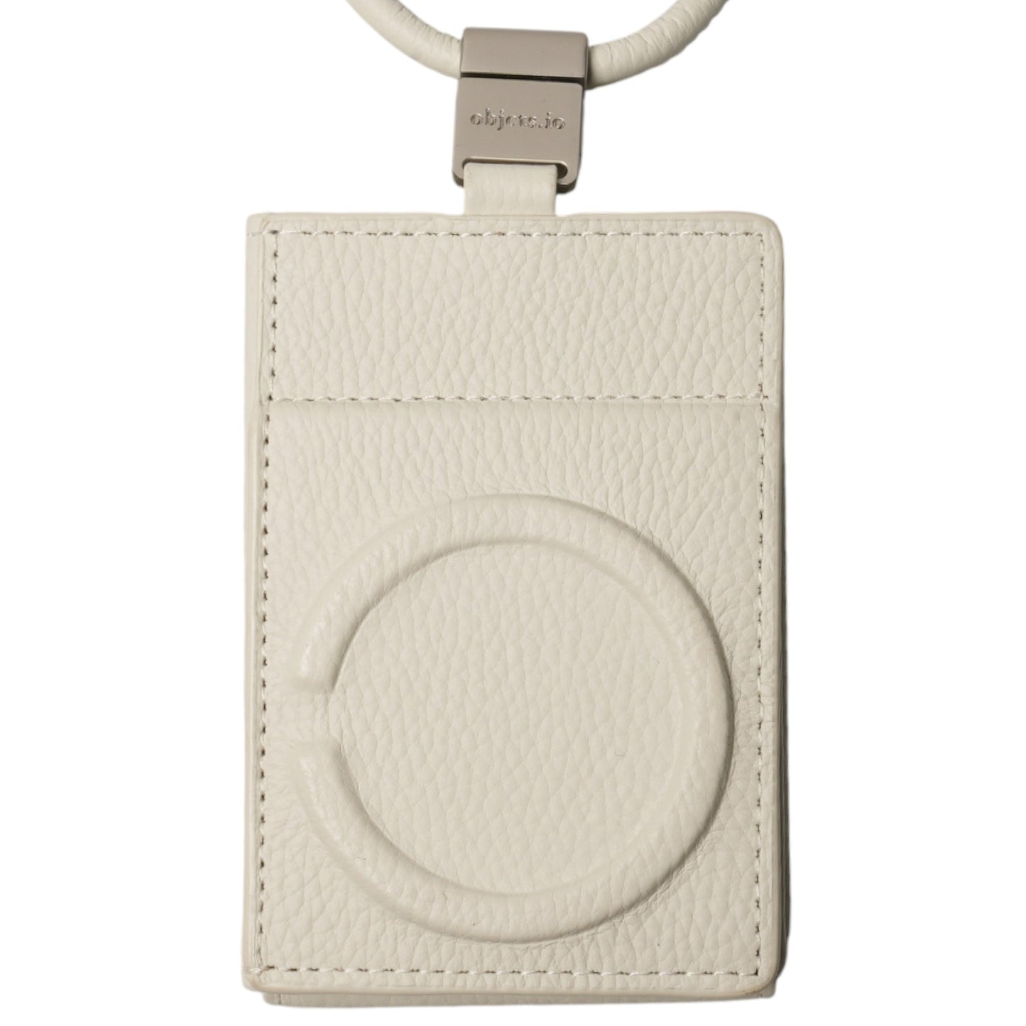 iPhone ACCESSORIES-LEATHER WALLET WITH DETACHABLE STRAP / MARSHMALLOW