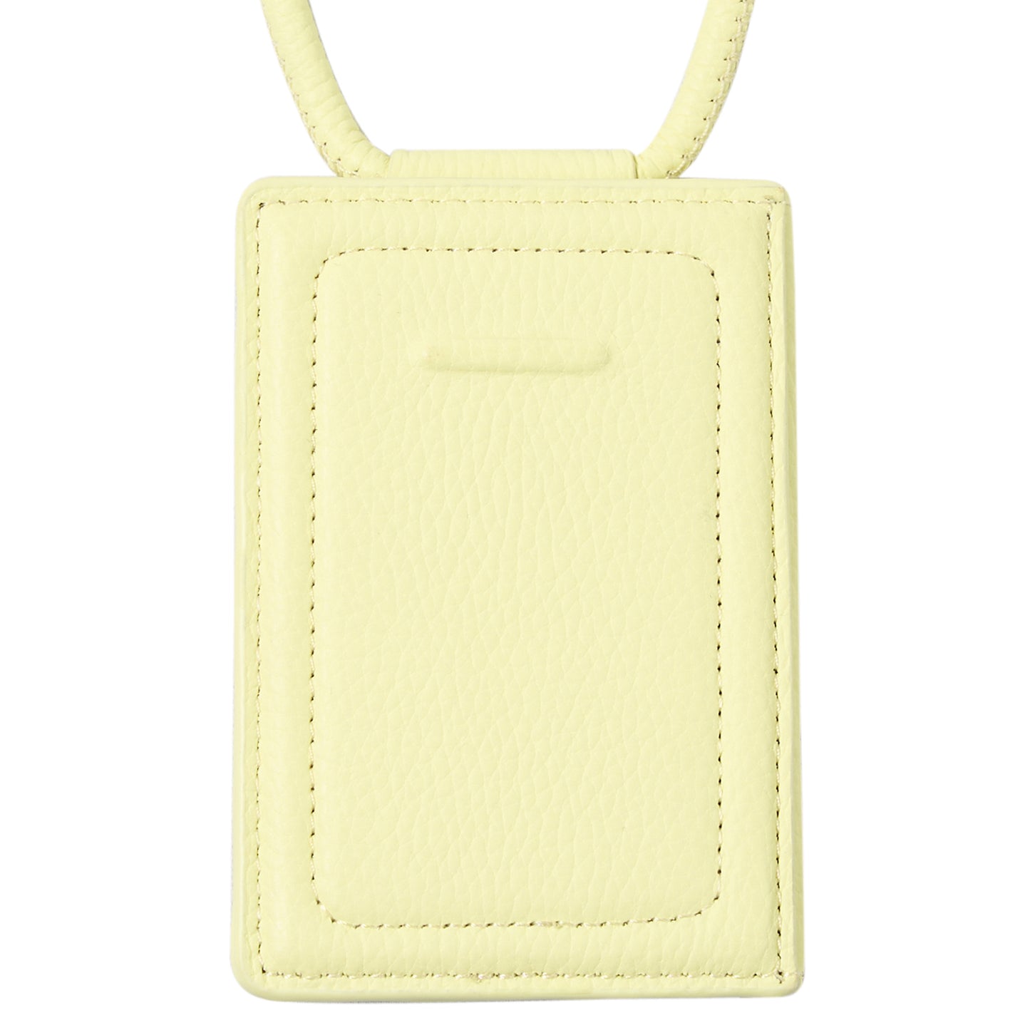iPhone ACCESSORY-SHOULDER STRAP CARD CASE / BUTTER YELLOW