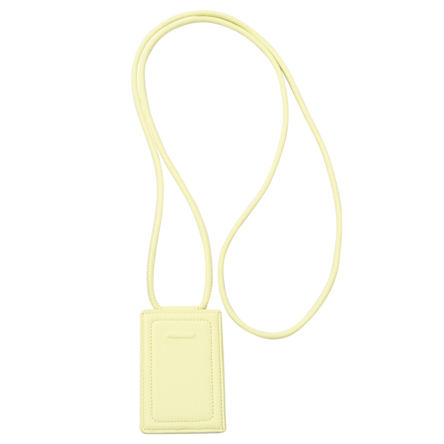 iPhone ACCESSORY-SHOULDER STRAP CARD CASE / BUTTER YELLOW