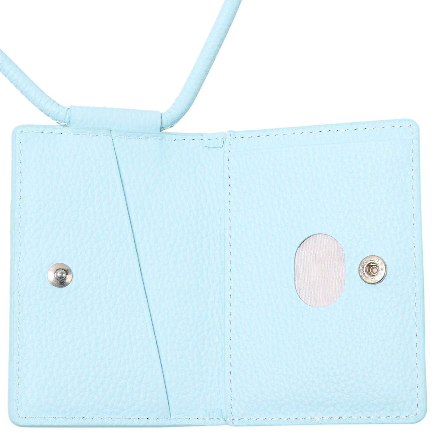 iPhone ACCESSORY-SHOULDER STRAP CARD CASE / LIGHT BLUE