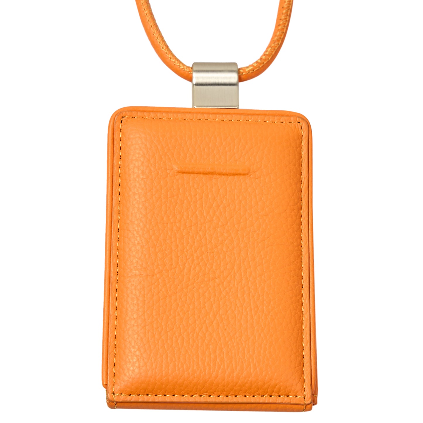 iPhone ACCESSORIES-LEATHER WALLET WITH DETACHABLE STRAP / PUMPKIN