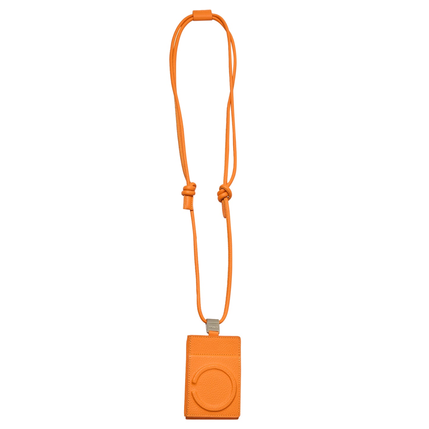 iPhone ACCESSORIES-LEATHER WALLET WITH DETACHABLE STRAP / PUMPKIN