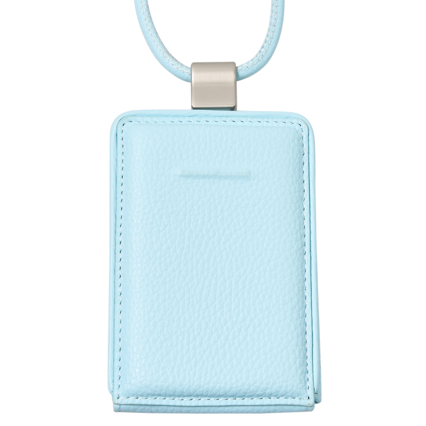 iPhone ACCESSORIES-LEATHER WALLET WITH DETACHABLE STRAP / LIGHT BLUE