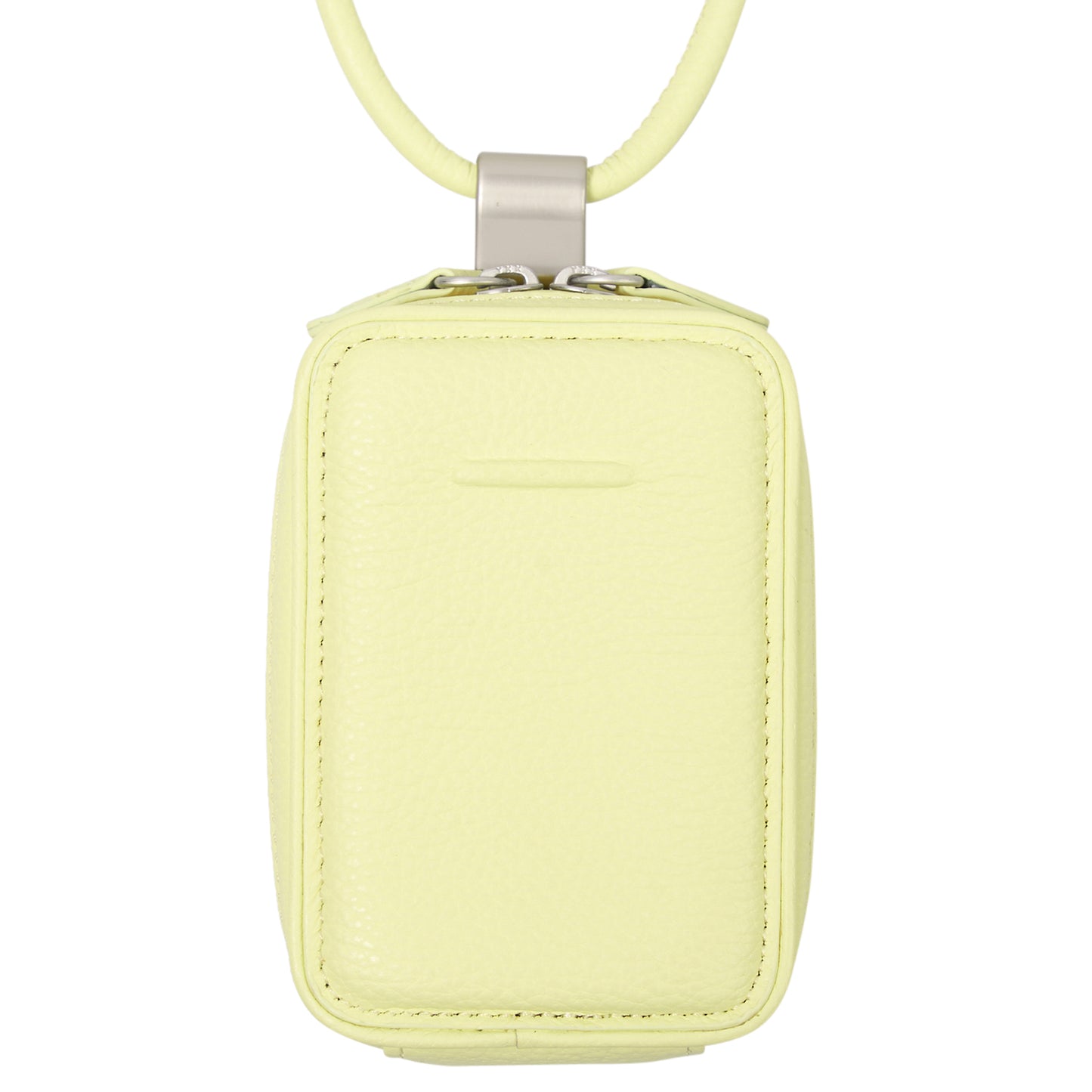 iPhone ACCESSORIES-LEATHER MICRO BAG WITH DETACHABLE STRAP / BUTTER YELLOW