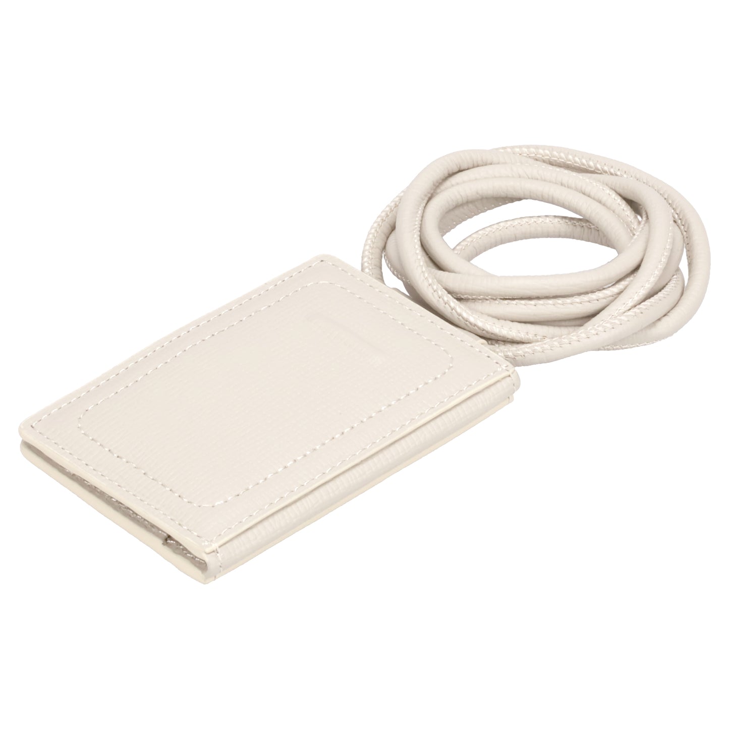 iPhone ACCESSORY-SHOULDER STRAP CARD CASE / MARSHMALLOW