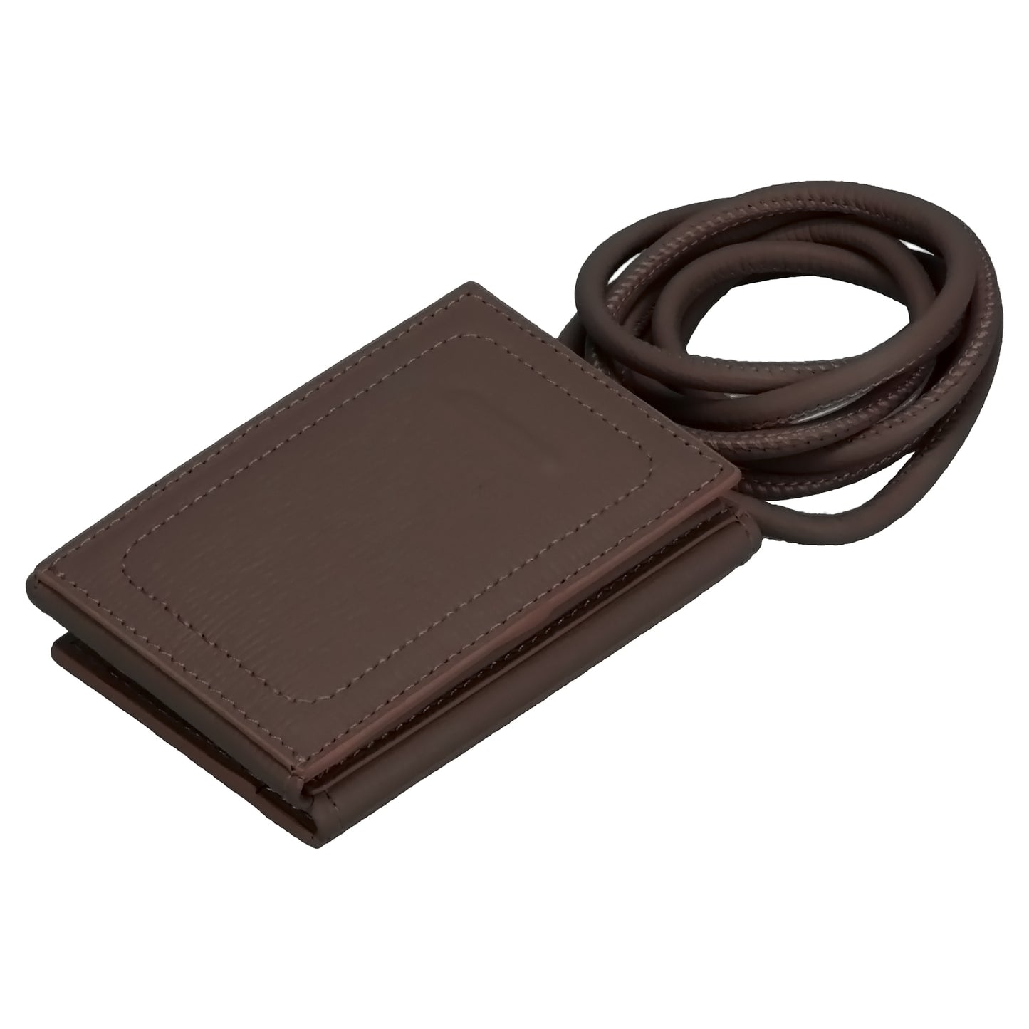 iPhone ACCESSORY-SHOULDER STRAP WALLET / DARK BROWN
